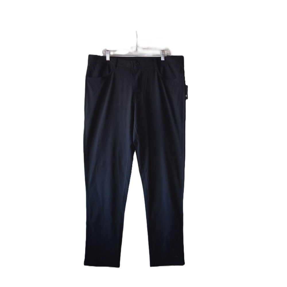 Hind Performance Pants Mens 36x32 Black New Active Lifestyle 4-Way Stretch